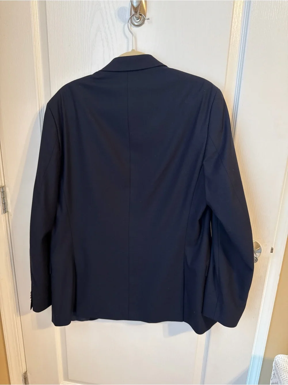 Kenneth Cole Reaction Men's Navy Two-Button Blazer